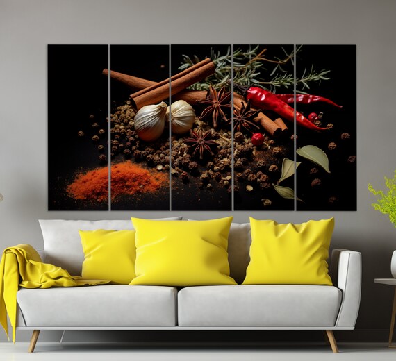 Aromatic Spices Wall Art　ビンテージ　アート Aromatic Spices Wall Art ビンテージ アート Spices Wall Art