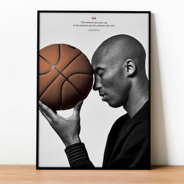 Kobe Bryant - Basketball Legend - Basketball Wall Art - Kobe Gift - Kobe Fan Gifts - NBA Poster - Spor Wall Art - Canvas Print - (SPR010)