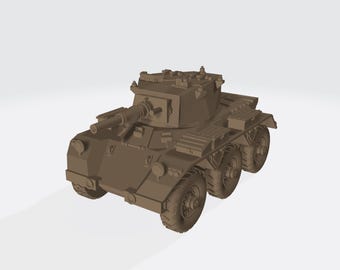 Saladin FV601 British Armored Car – 3D Printed Model Kit – Unpainted Miniature for Wargaming, Dioramas & Collectors