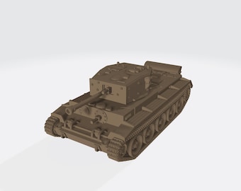 Cromwell IV [UK] – WWII – 3D Printed Model Kit