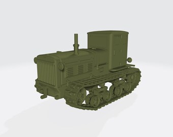STZ-3 [SU] – 1930s Crawler Tractor – 3D Printed Model Kit