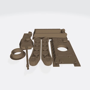 Panzer V Panther German Medium Tank WWII – 3D Printed Model Kit – Unpainted Miniature for Wargaming, Dioramas & Collectors