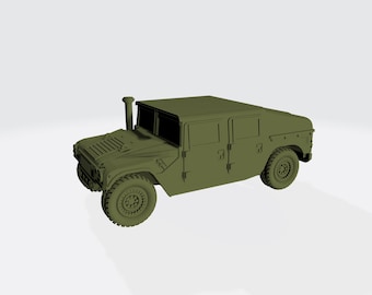 Humvee HMMWV [EE. UU.] – Guerra Fría – Maqueta impresa en 3D
