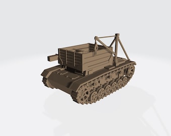 Bergepanzer III [GE] – WWII Recovery Vehicle – 3D Printed Model Kit