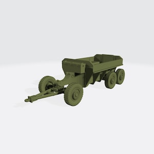 Remorque de munitions M23 [États-Unis] - Seconde Guerre mondiale - Kit de modèle imprimé en 3D