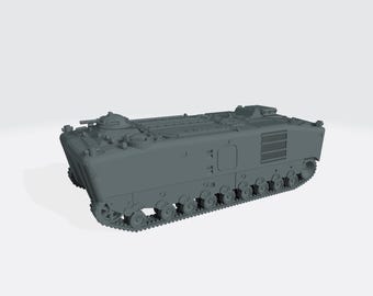 LVTP 5 American Amphibious Vehicle Cold War – 3D Printed Model Kit – Unpainted Miniature for Wargaming, Dioramas & Collectors