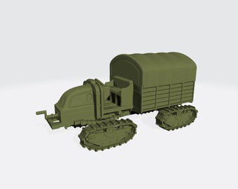 Latil TAR 4x4 [FR] – WWI Artillery Tractor – 3D Printed Model Kit