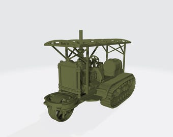 Holt 75 Artillery Tractor [US] – WWI – 3D Printed Model Kit