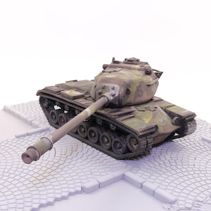 M103 Heavy Tank Model - 1/35 Scale, 3D Printed, and Painted