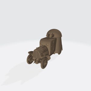 Autoblindo Austro-Daimler [AH] – Prima Guerra Mondiale – Kit modello stampato in 3D