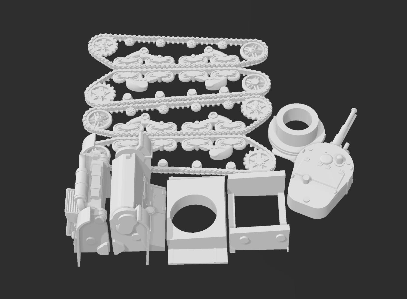 T-26 [SU] – WWII – 3D Printed Model Kit - Etsy