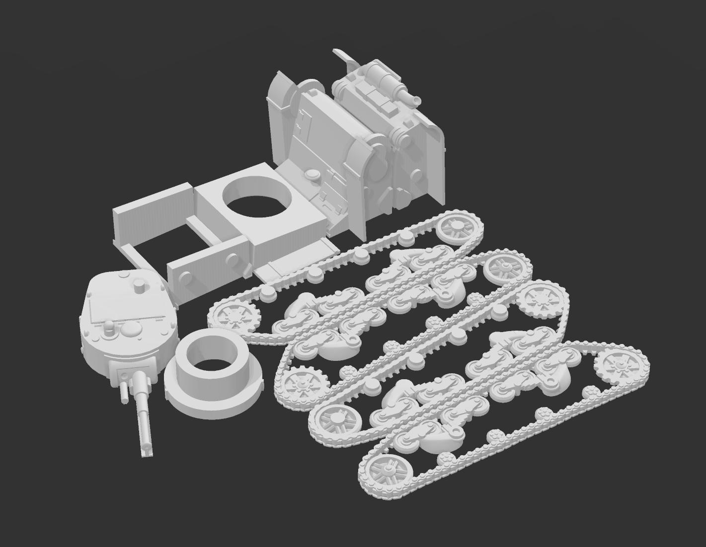T-26 [SU] – WWII – 3D Printed Model Kit - Etsy