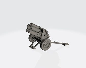 Nebelwerfer 42 [GE] – WWII Rocket Artillery – 3D Printed Model Kit