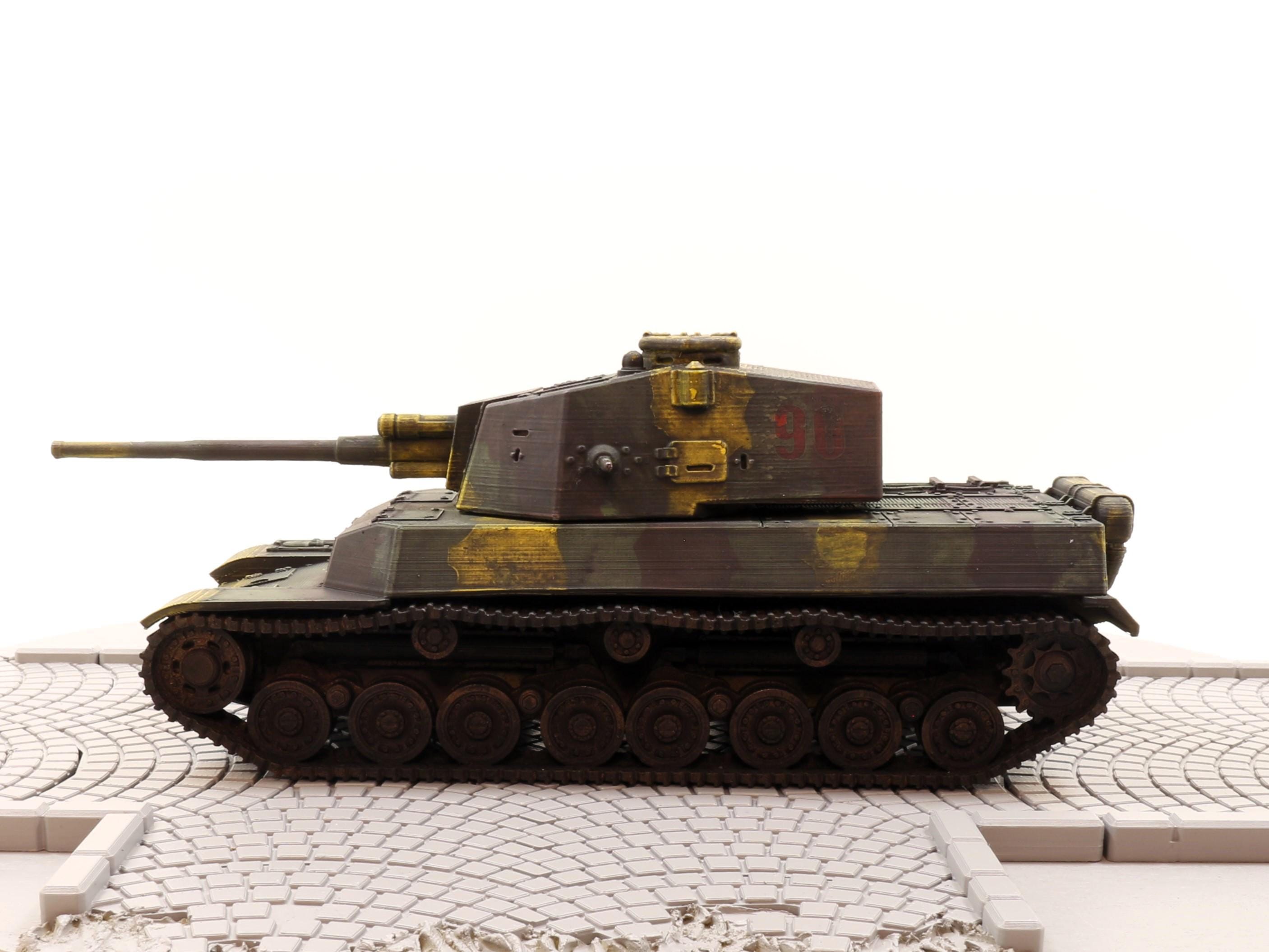 五式戦車チリ 1/35スケール 3Dプリント・塗装済み完成品 - Etsy 日本