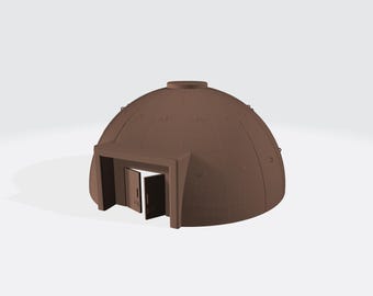 Pike Zjarri Bunker – Cold War Albania – 3D Printed Model Kit