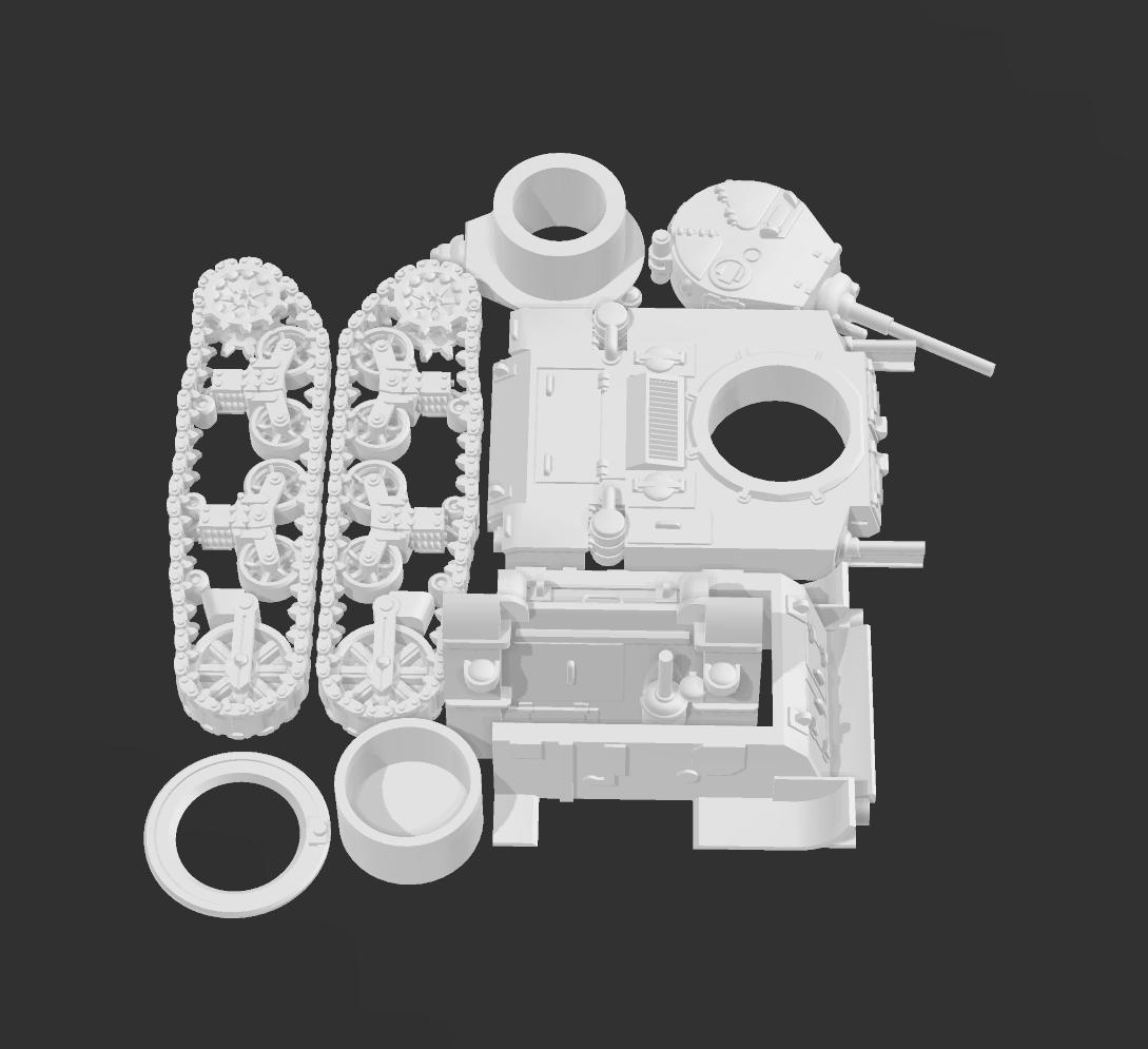 M3 Stuart [US] – WWII – 3D Printed Model Kit - Etsy