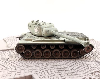 Modelo de tanque M46 Patton: escala 1/35, impreso en 3D y pintado