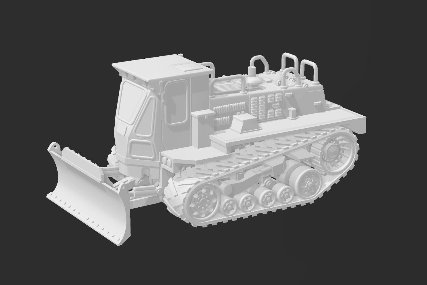 M105 Combat Earthmover [US] – Modern – 3D Printed Model Kit - Etsy ...