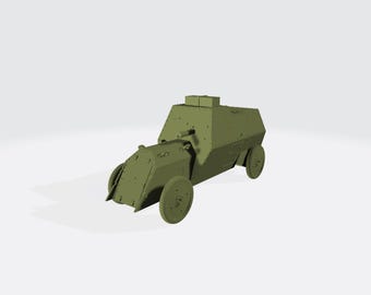 Russo-Balt Type C [RU] – 1910s Touring Car – 3D Printed Model Kit