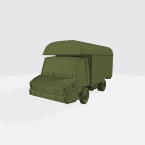 Berliet Stradair – Innovative French 5-Ton Urban Hauler – 3D Printed Model Kit – Unpainted Miniature for Wargaming, Dioramas & Collectors