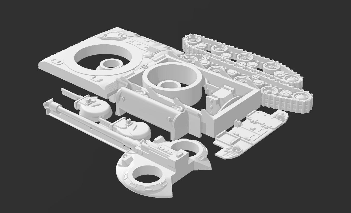 T92 [US] – WWII – 3D Printed Model Kit - Etsy UK