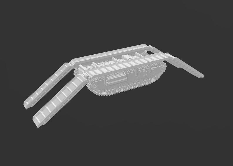 Churchill ARK [UK] – WWII Armoured Ramp Tank – 3D Printed Model Kit - Etsy