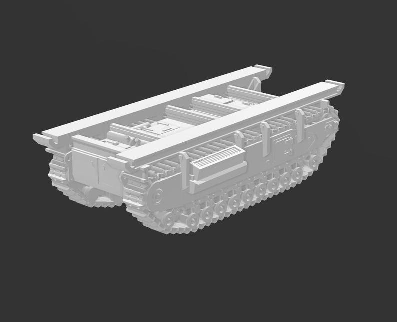 Churchill ARK [UK] – WWII Armoured Ramp Tank – 3D Printed Model Kit - Etsy