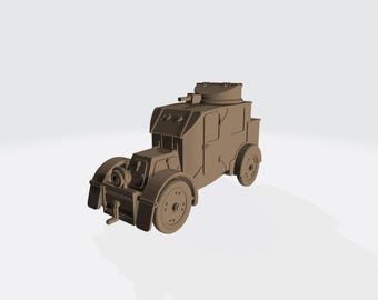 Charron Girardot Voigt 1905 [FR] – Early Armoured Car – 3D Printed Model Kit