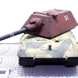 E-100 Tank model 3D printed scale 1/35