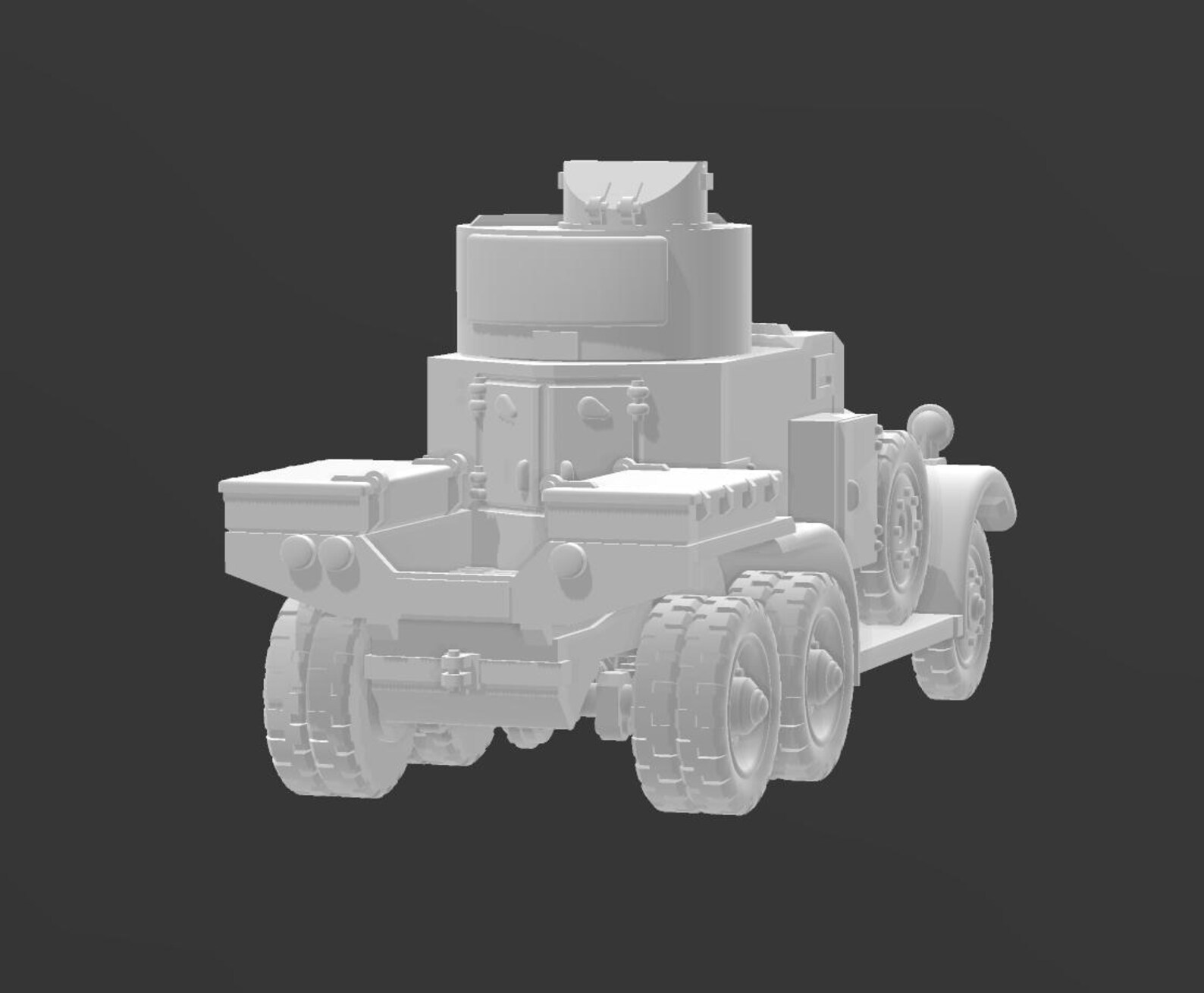 Lanchester Mk II 6x4 [UK] – WWII – 3D Printed Model Kit - Etsy