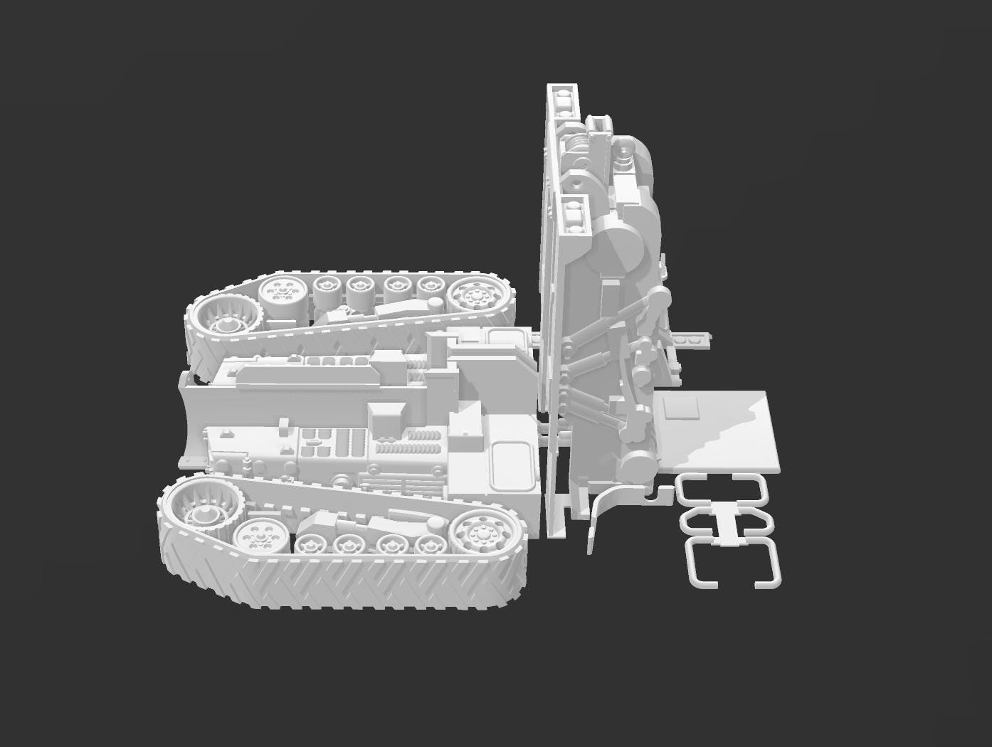 M105 Combat Earthmover [US] – Modern US Military – 3D Printed Model Kit ...