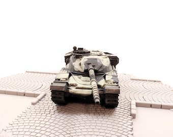 Modelo de tanque Chieftain: escala 1/35, impreso en 3D y pintado