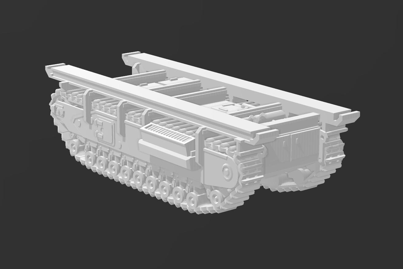 Churchill ARK [UK] – WWII Armoured Ramp Tank – 3D Printed Model Kit - Etsy
