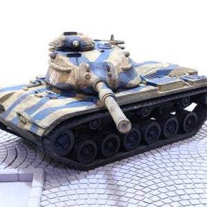 M60A1 Tank Model - 1/35 Scale, 3D Printed, and Painted