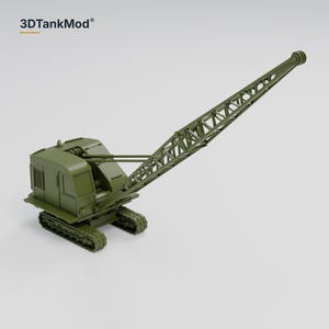 Ruston-Bucyrus 22-RB [UK] – Vintage Crawler Excavator – 3D Printed Model Kit