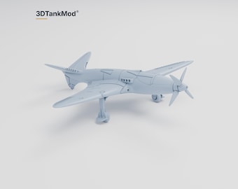100P [FR] – 1939 Art Deco Air Racer Prototype – 3D Printed Model Kit