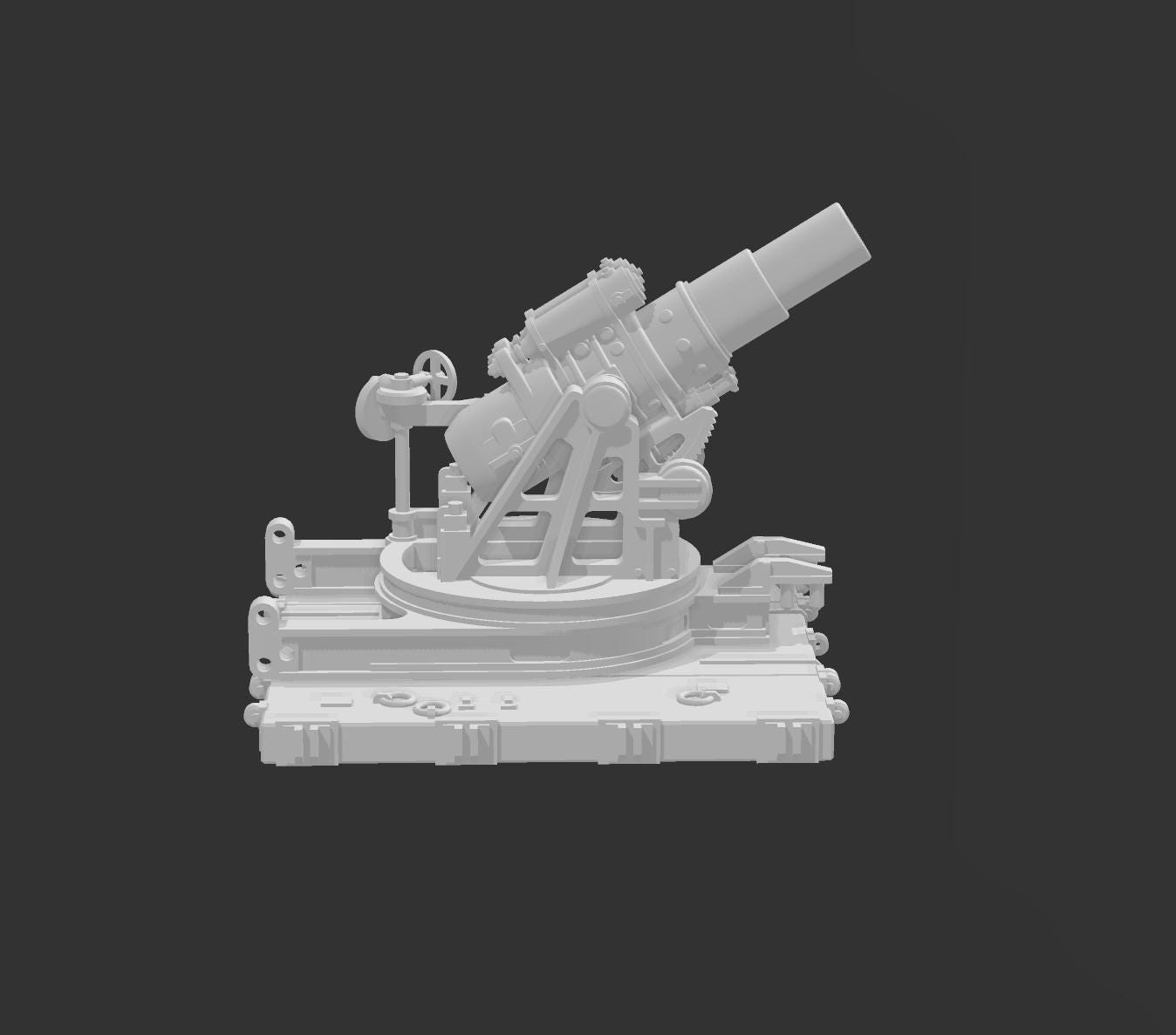 Škoda 305 Mm Mörser [AH] – WWI – 3D Printed Model Kit - Etsy