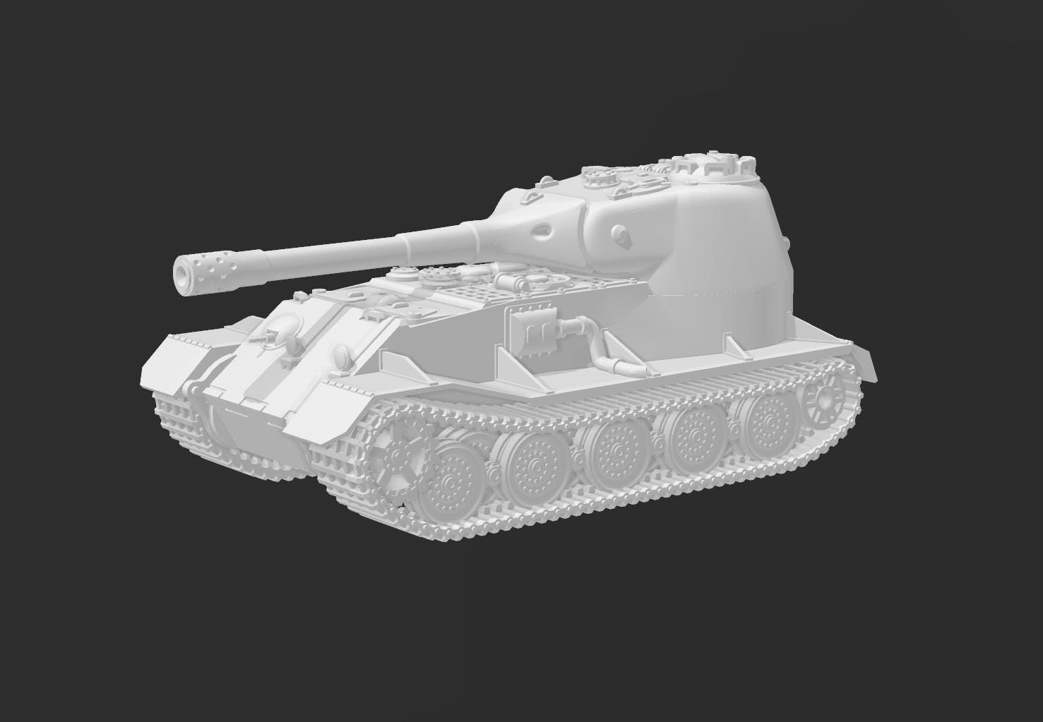 Leichter Löwe [GE] – WWII Super-heavy Tank Prototype – 3D Printed