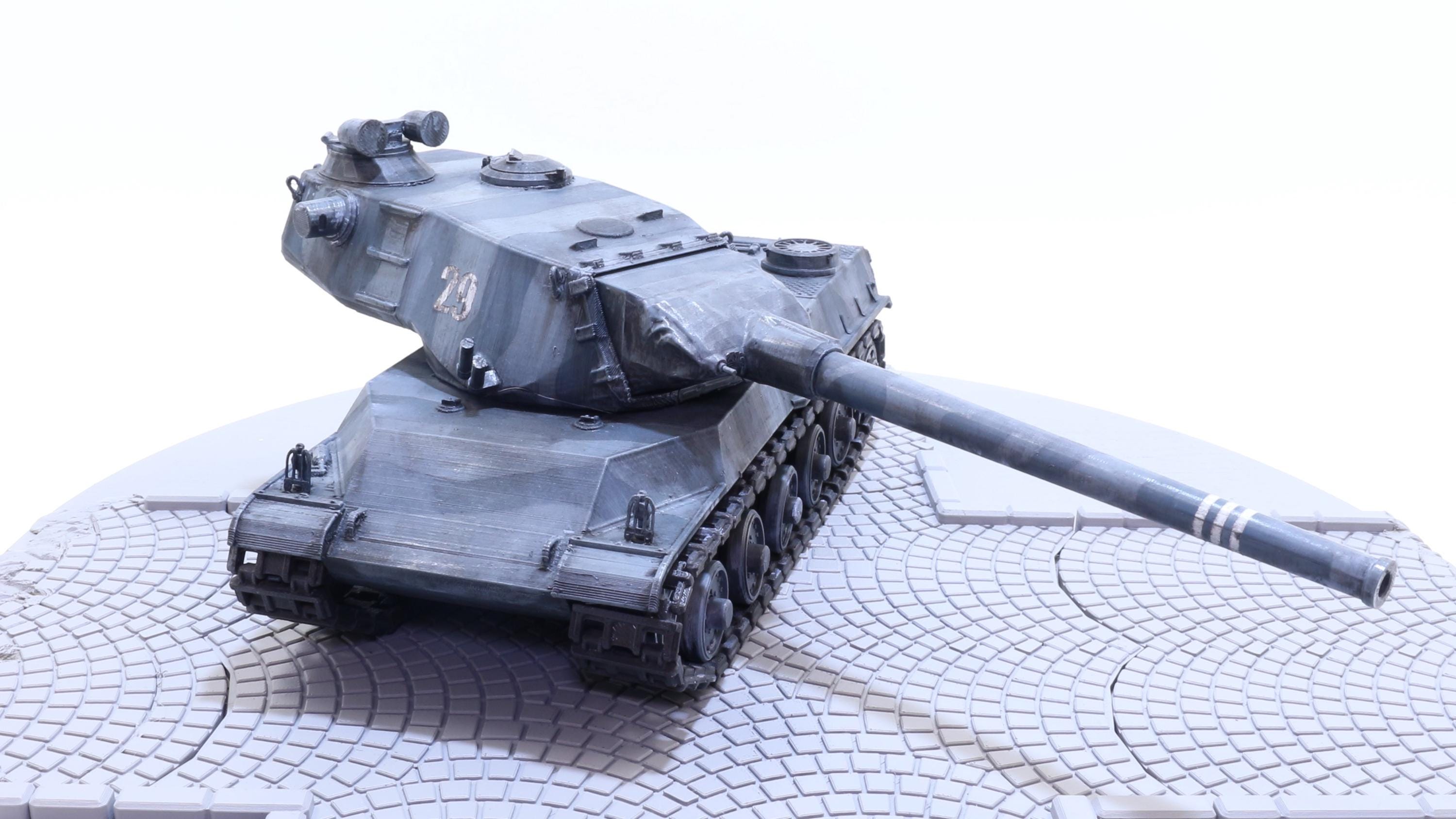1:35 Scale AMX M4 Mle. 54 – 3D Printed & Hand-painted French Heavy