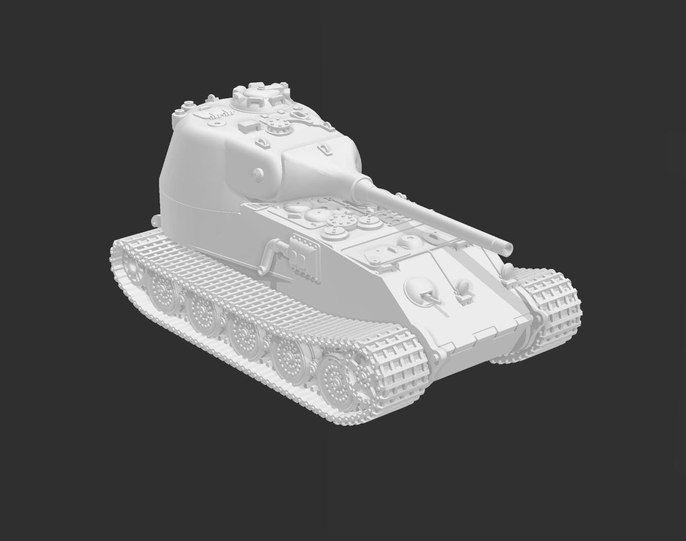Leichter Löwe [GE] – WWII Super-heavy Tank Prototype – 3D Printed