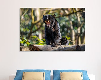 Majestic Puma Canvas Print: Wildlife Wall Art Decor