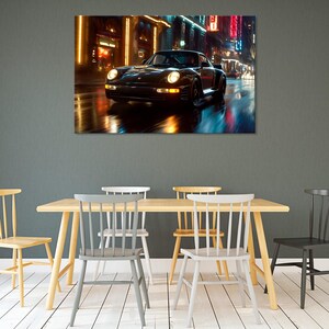 Street Racing Car Art – Dynamic Wall Decor for Car Enthusiasts