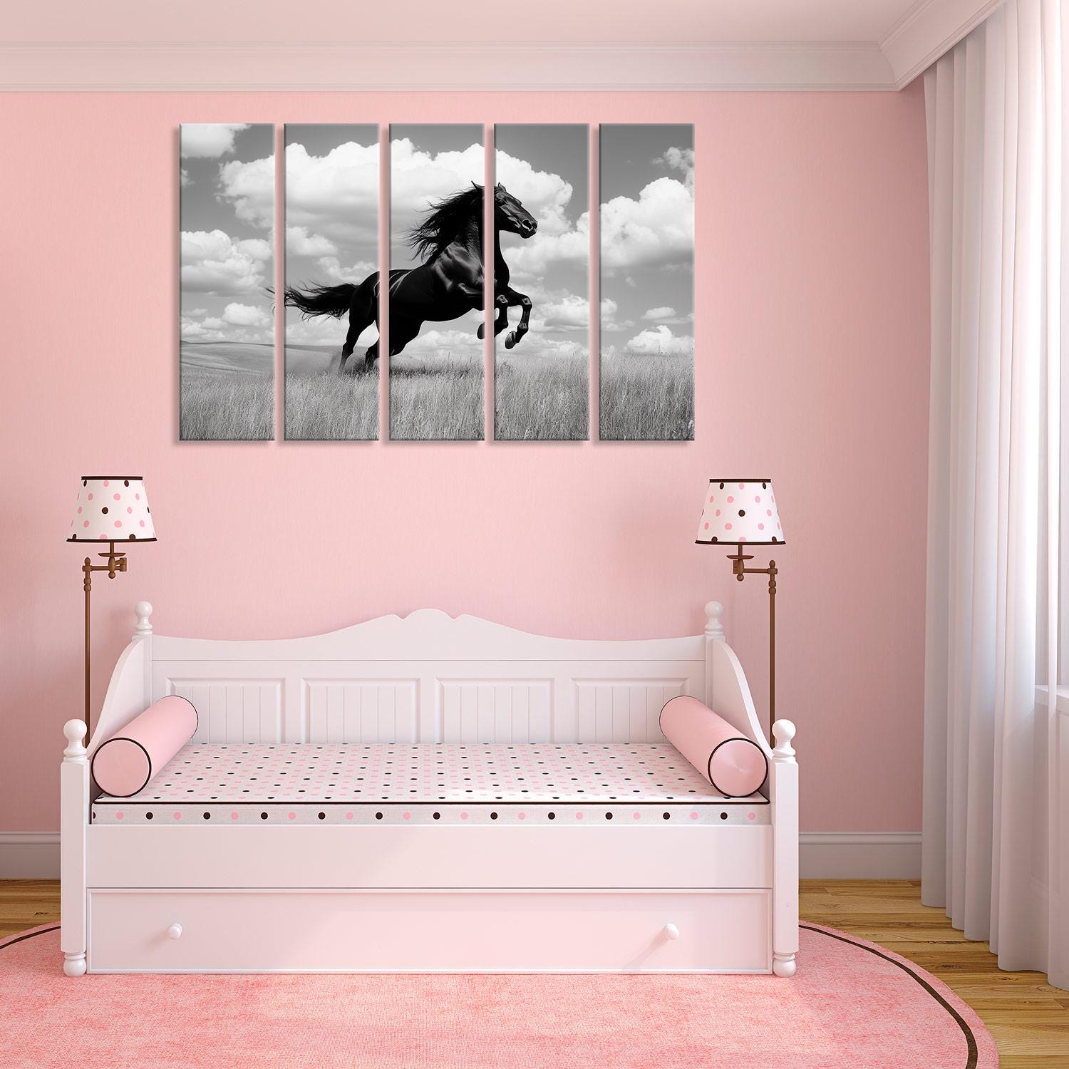 Schwarzer mustang Pferd Leinwanddruck: Aufziehender Hengst, Pferd Wandkunst  - Etsy Schweiz, image size:1500x1500