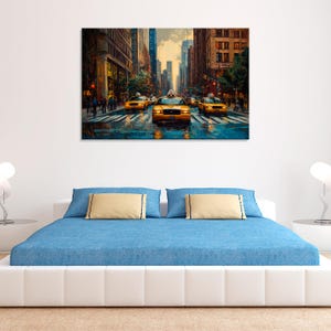 New York City Yellow Taxi - Iconic NYC Cab Art for Urban Decor