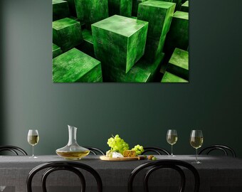 緑の立方体 - Etsy 日本