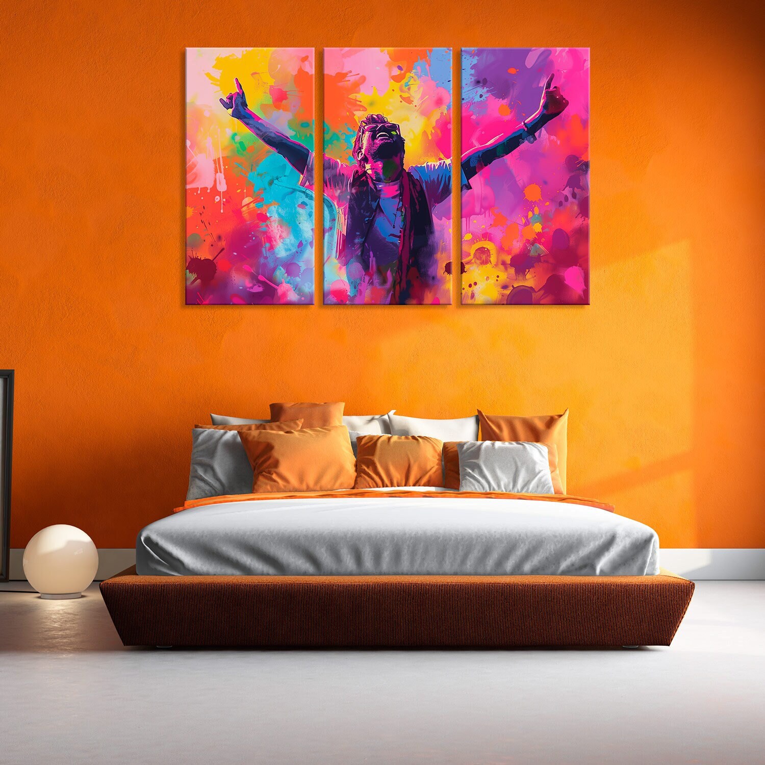 Vibrant Concert Crowd Canvas Print: Abstract Music Wall Art - Etsy