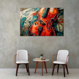 Elegant Violin Decor - Perfect Gift for Musicians and Music Lovers