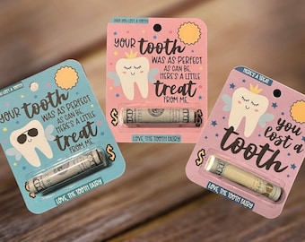 Tooth Fairy Money Card: Lost Tooth Gift