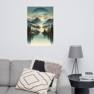 Poster - Umarmung der Gelassenheit