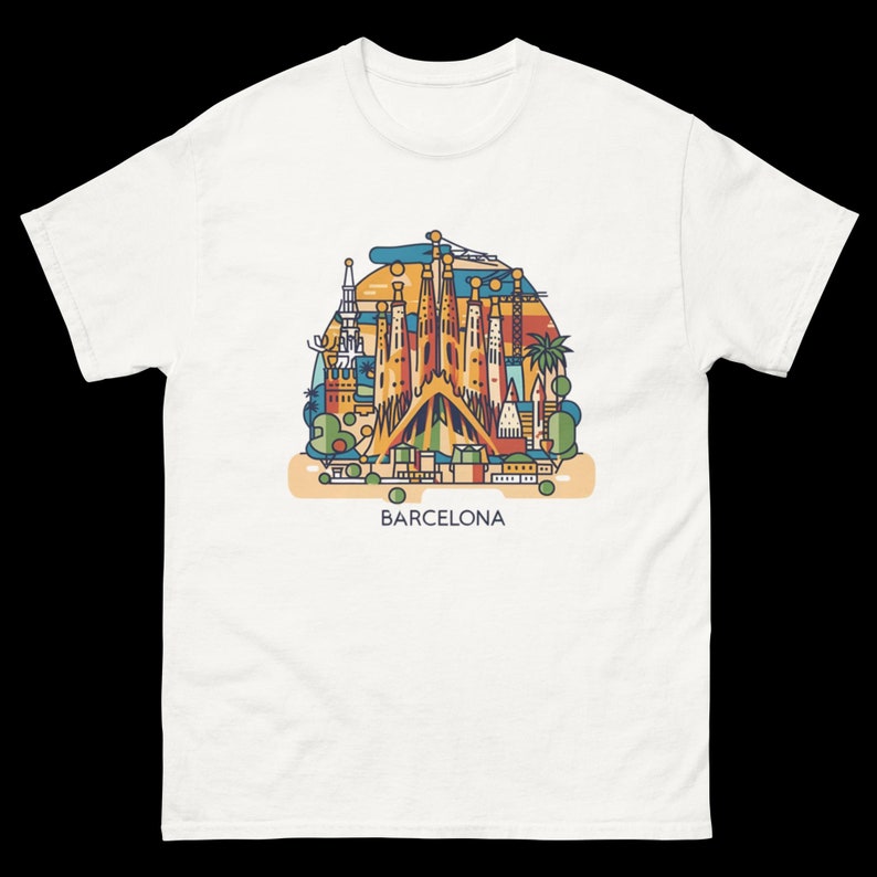 Kids Travel Barcelona Graphic T-Shirt main image 1